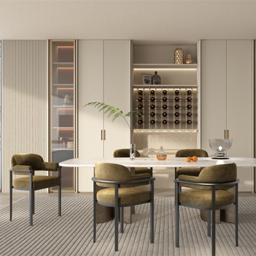 jdb电子门墙柜专配实木线条，让家的风格不再“分家”